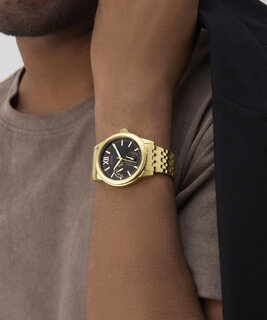GUESS, Zlatá barva Emerson hodinky