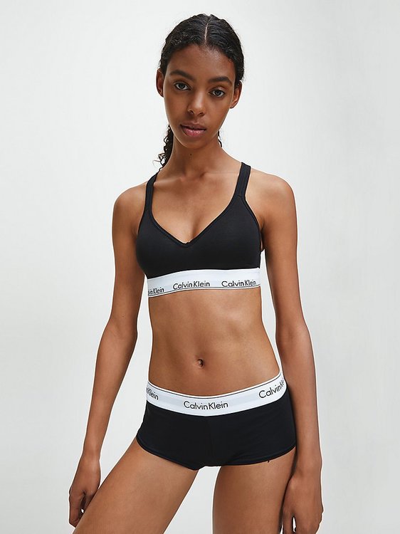 Podprsenka Modern Cotton – Calvin Klein Underwear, Černá barva Ženy