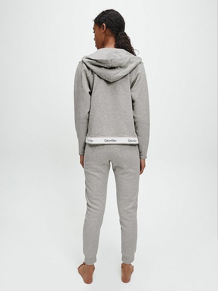 Módní Mikina Modern Cotton, Šedá barva, BASIC                                   