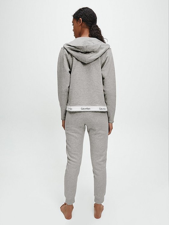 Módní Mikina Modern Cotton, Šedá barva, BASIC                                   