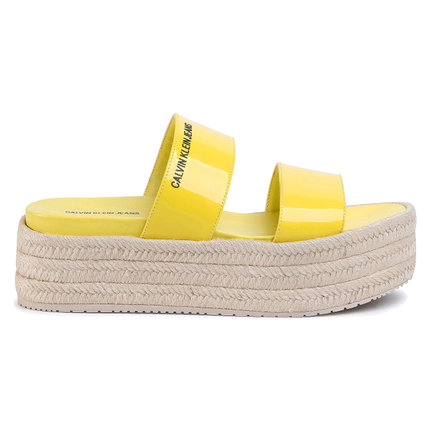 Sandály Frances – Calvin Klein Jeans, Žlutá barva Ženy