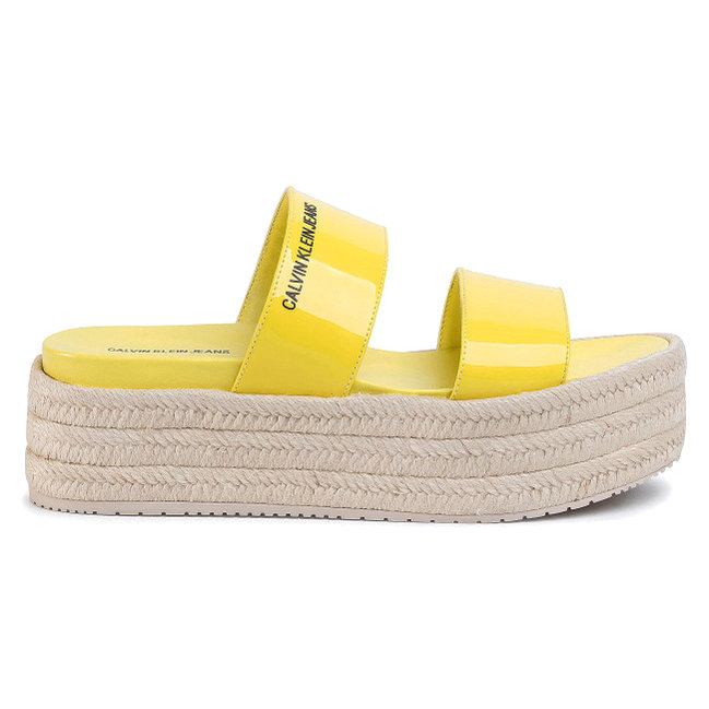 Sandály Frances – Calvin Klein Jeans, Žlutá barva Ženy