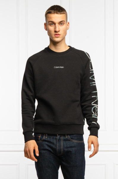 Camouflage mikina – Calvin Klein, Černá barva Muži