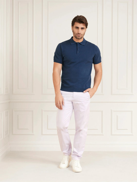 Módní Formal polo tričko, Navy barva, 2022