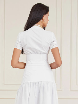 Kaia top – Marciano, Bílá barva Ženy