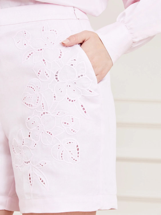 Paradiso šortky Růžová barva Ženy