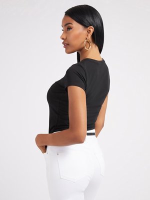 Heart triko – GUESS, Černá barva Ženy