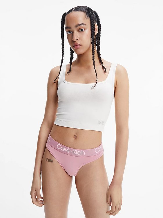 Módní Body Cotton tanga, Růžová barva, 2022