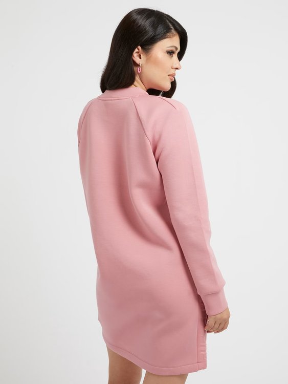 Módní Allie šaty, Růžová barva, 2023