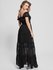 Módní Zena šaty, Černá barva, 2023