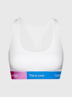 Calvin Klein Underwear – This Is Love podprsenka, Bílá barva