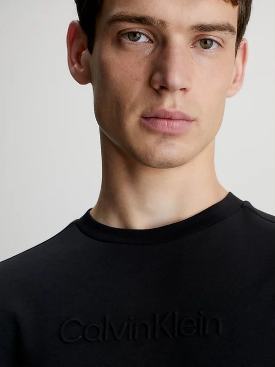 Luxusní Embossed triko, Černá barva, S, M, L, XL, XXL