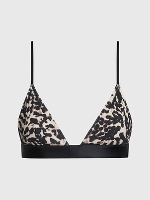 Calvin Klein Swimwear – CK Refined Waistband plavky, Černá, Hnědá barva