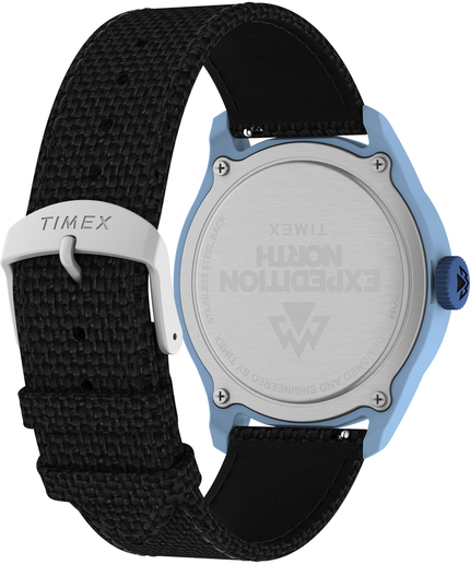 Módní Traprock hodinky, Černá, Modrá barva, 2024