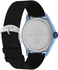 Módní Traprock hodinky, Černá, Modrá barva, 2024