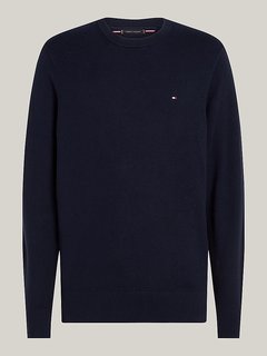 Pima svetr Modrá barva Muži