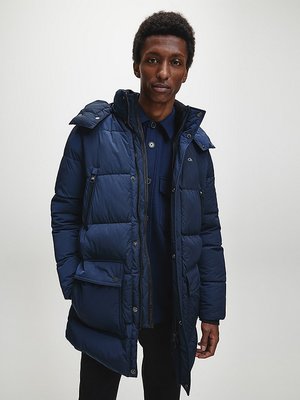 Calvin Klein – Crinkle Bunda, Modrá barva