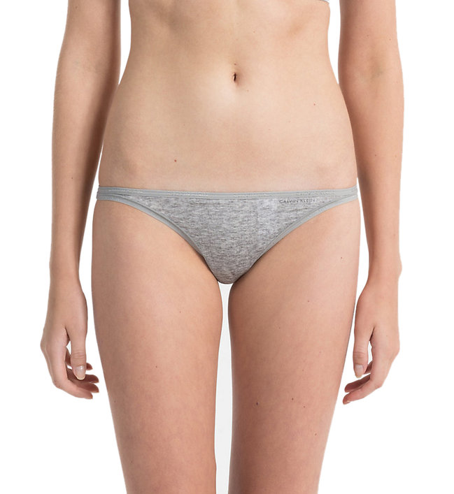 Calvin Klein Underwear – 000QF4529E-PGR tanga, Šedá barva