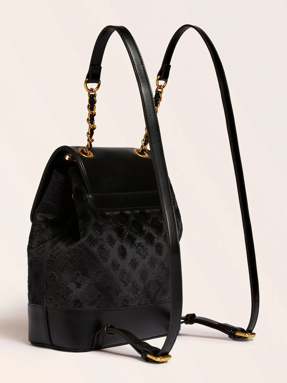 Kimi velvet batoh Černá barva Ženy