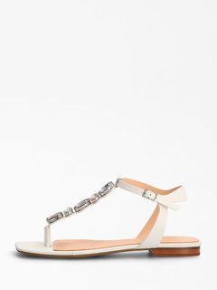 Guess – Sefora sandálky, Bílá barva 2
