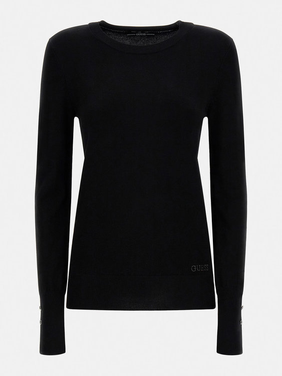 Luxusní Elinor svetr, Černá barva, XS, S, M, L, XL