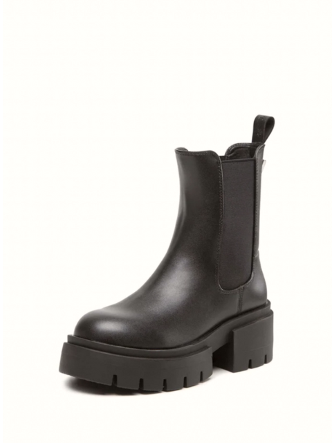 GUESS – Charlotte kozačky, Béžová, Černá barva