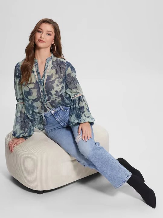 Josette halenka Zelená barva Ženy