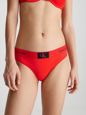1996 Micro tanga – Calvin Klein Underwear, Červená barva Ženy