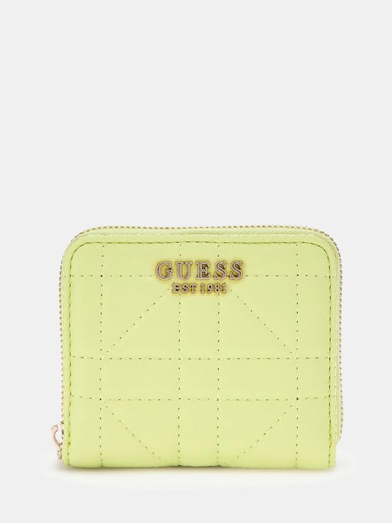 GUESS – Noreen střední peněženka, Žlutá barva