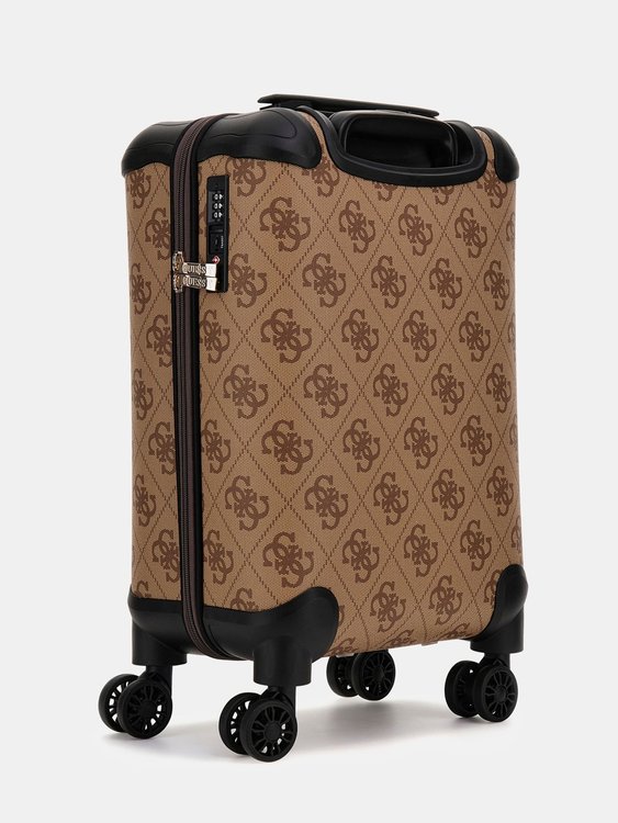 Kallisto kufr – GUESS, Béžová, Hnědá barva Ženy