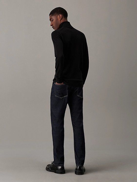 Merino svetr – Calvin Klein, Černá barva Muži