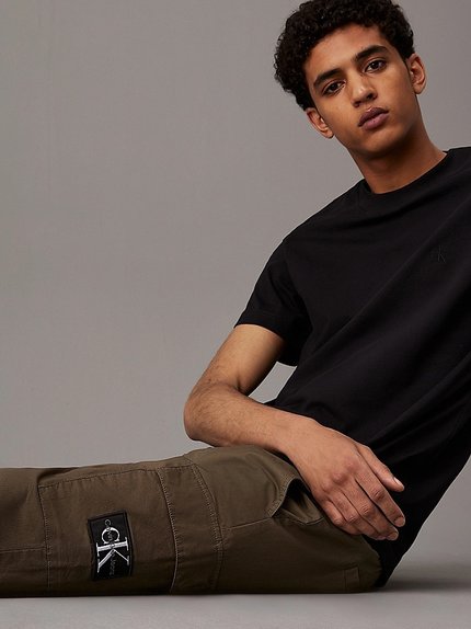 Módní Skinny Cargo kalhoty, Khaki barva, 2024