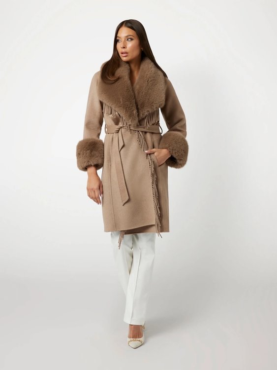 Liliana kabát – Marciano, Hnědá barva Ženy