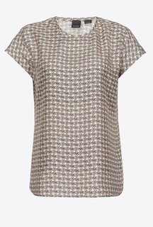 Pinko – Monogram halenka, Bílá barva