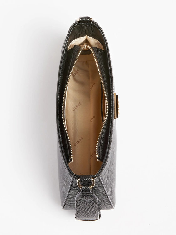 Módní Noelle kabelka, Černá barva, 2022