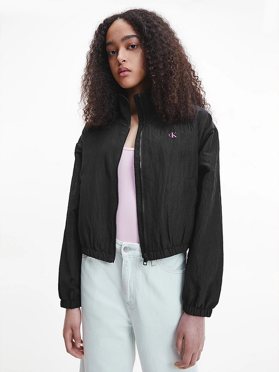 Módní Logo větrovka, Černá barva, 2022