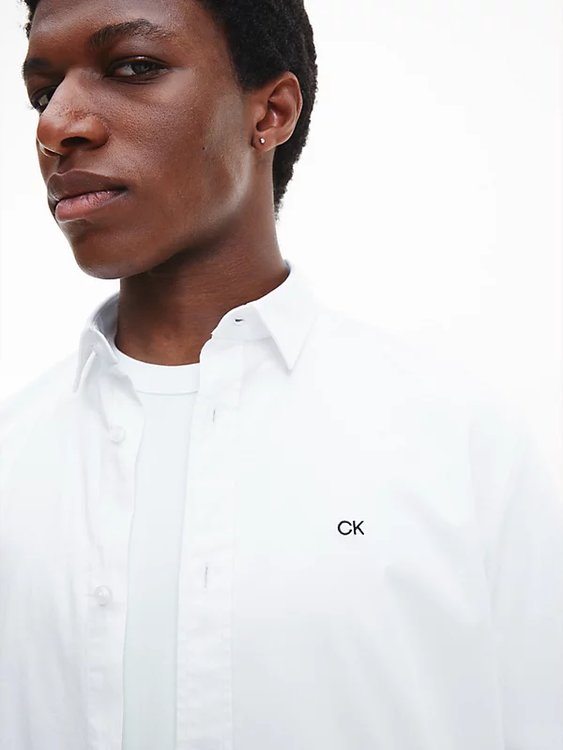 Luxusní Stretch Poplin košile, Bílá barva, L, XL