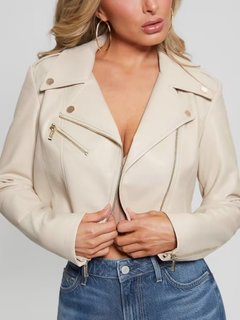 Luxusní Rochelle bunda, Béžová barva, XS, S, M, L