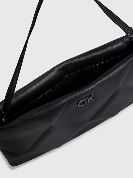 Módní Re-Lock crossbody, Černá barva, 2023