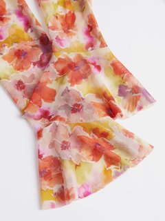 Luxusní Rosalee šaty, Oranžová barva, S, M