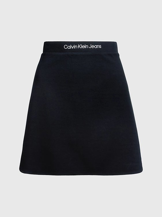 Logo Waistband Milano sukně Černá barva Ženy