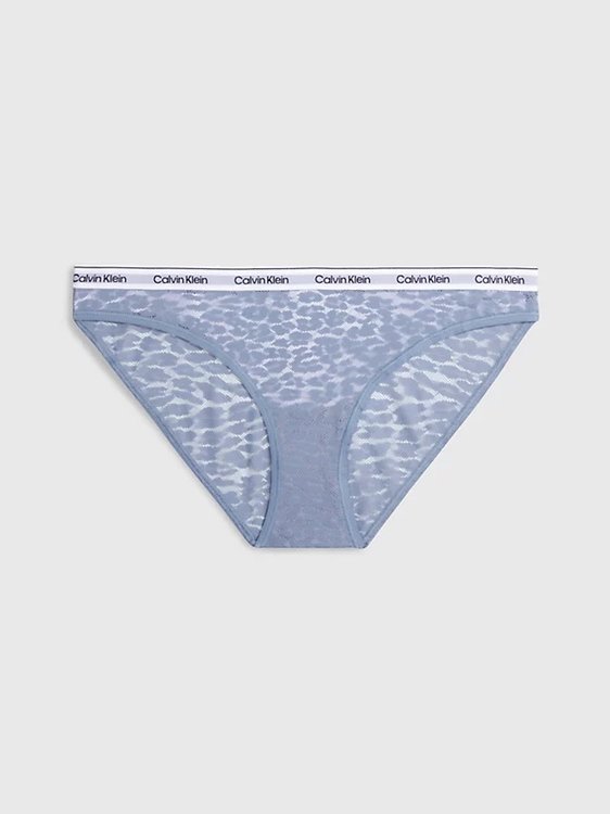 Calvin Klein Underwear – Modern Logo bikiny, Modrá barva