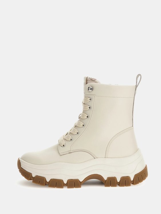 Bissonn Kotníková obuv – GUESS, Krémová barva Ženy