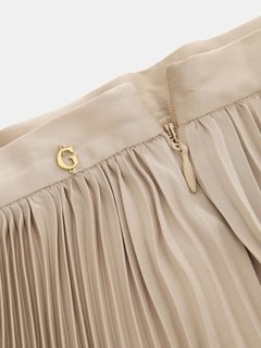 Irina Asymmetic sukně Béžová, Hnědá, Krémová barva Ženy