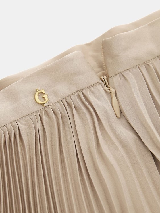 Irina Asymmetic sukně Béžová, Hnědá, Krémová barva Ženy