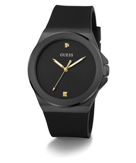 Vinyl hodinky Černá barva Muži