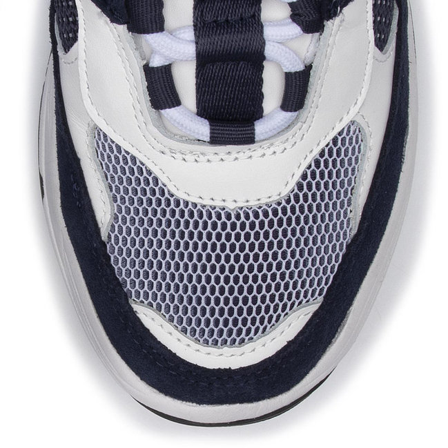 Kotníkové tenisky Bílá, Černá barva Ženy