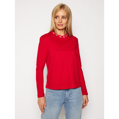 Calvin Klein Jeans – Triko, Červená barva