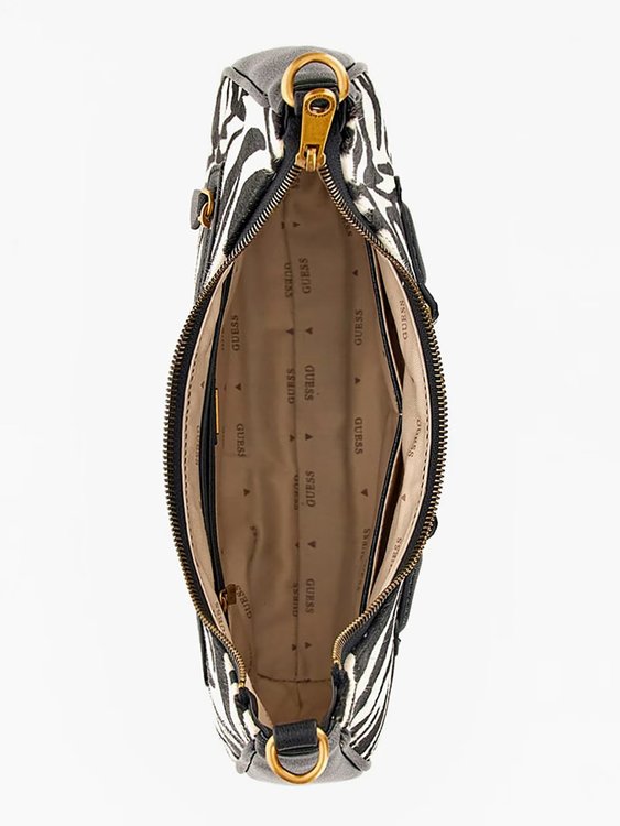 Módní Aviana kabelka, Bílá, Černá barva, 2023