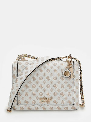 GUESS – Abey crossbody, Bílá barva